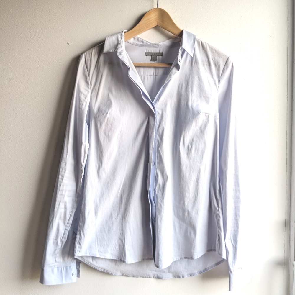 COS pale blue shirt US 4